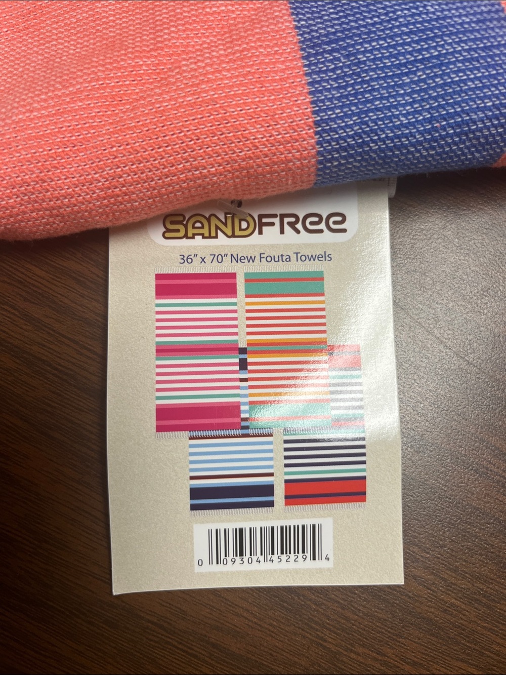 Sand Free New Fouta Pawleys Island Striped Beach Towel, new with tags - Picture 4 of 8